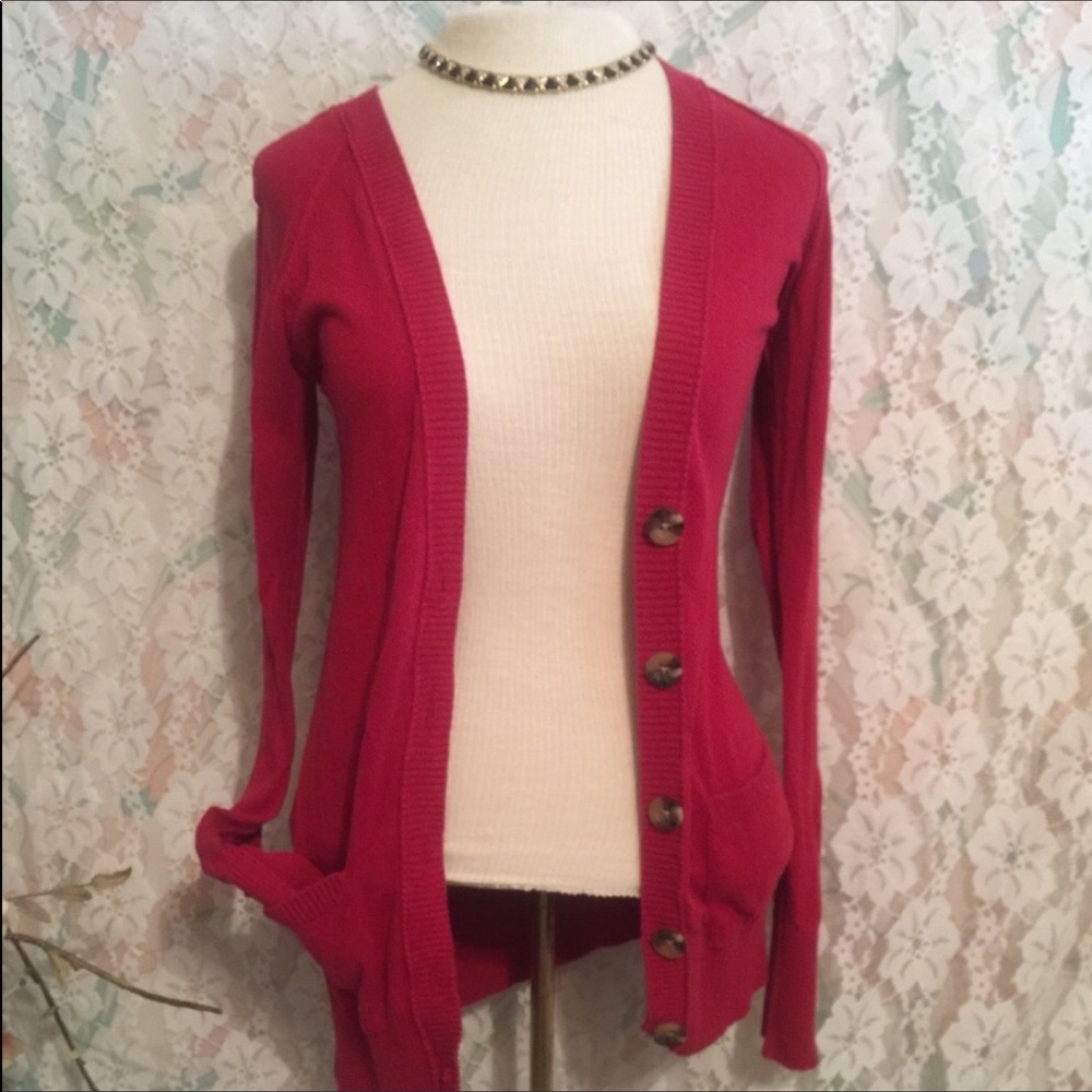 Mossimo Ladies light weight button front cardigan
